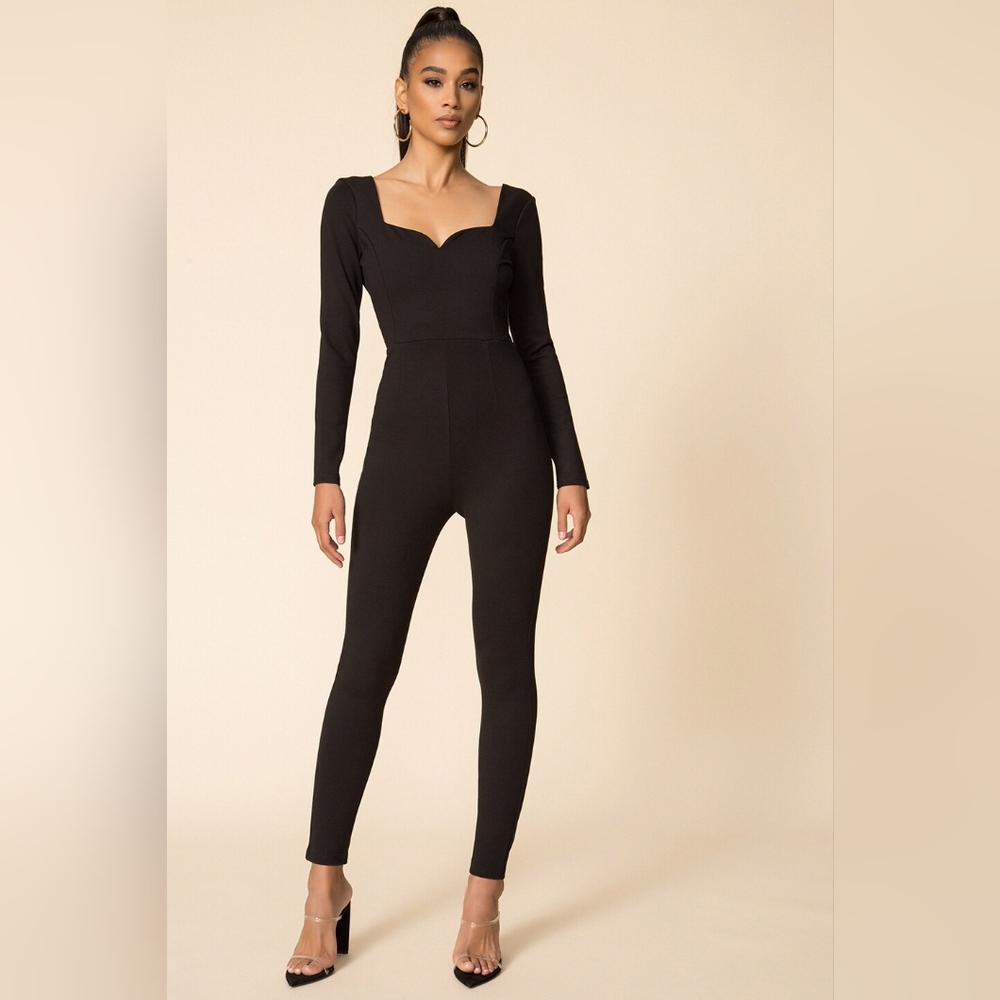 Superdown sweetheart openback catsuit